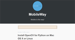 Desktop Screenshot of mobileway.net