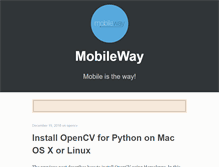 Tablet Screenshot of mobileway.net